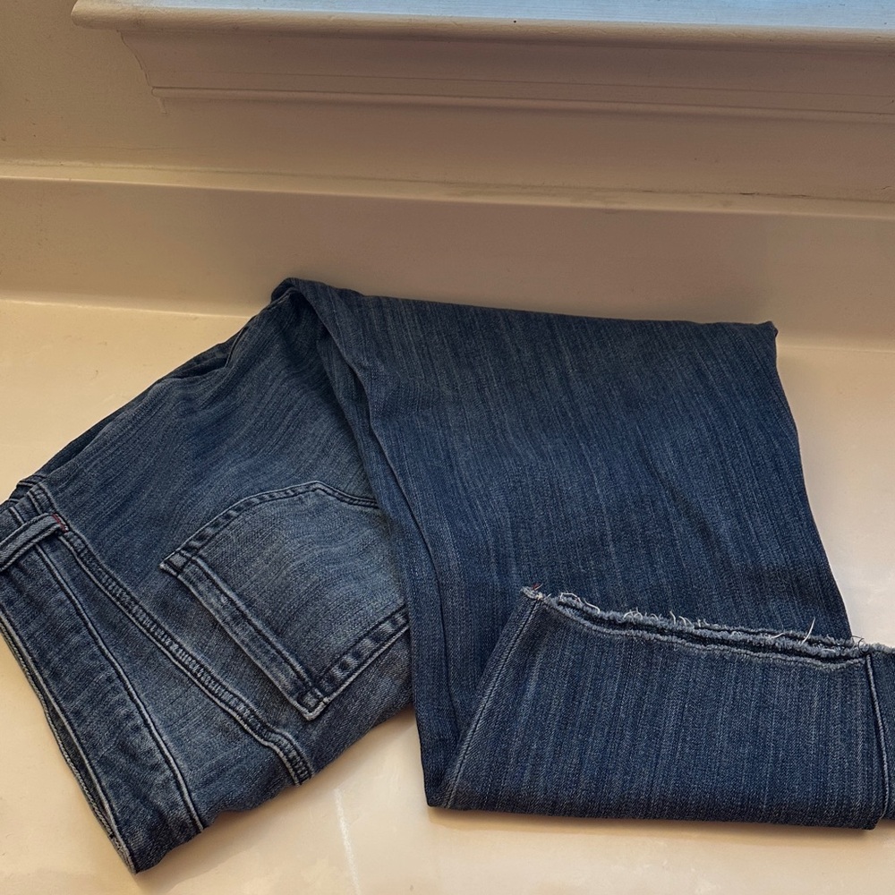 Torrid Dark Blue Straight Leg Jeans